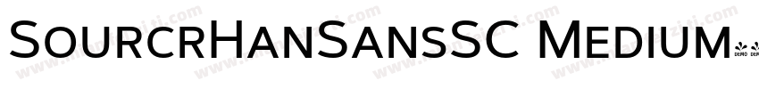 SourcrHanSansSC Medium字体转换